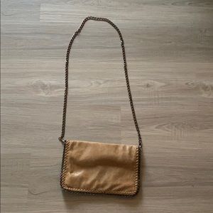 Leather cross body bag